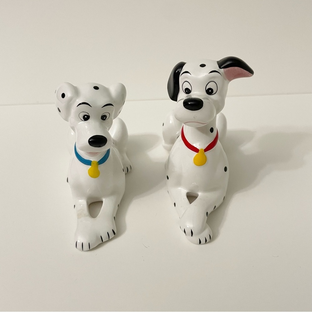 Vintage Lot is 2 Disney's 101 Dalmatians Ceramic Figurines